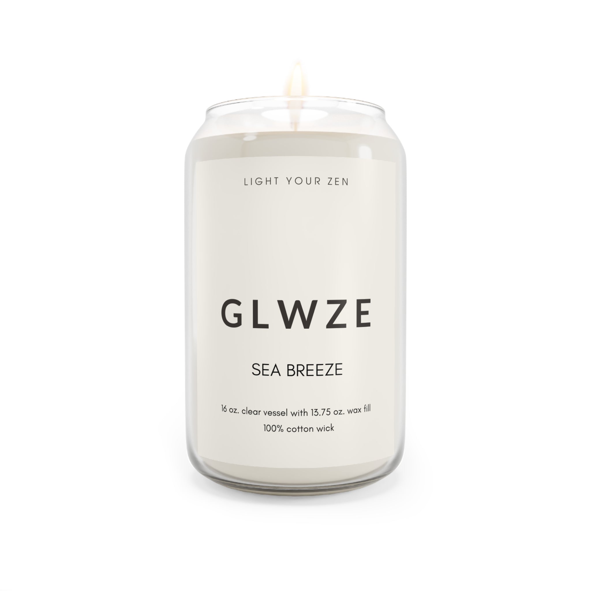 Sea Breeze Scented Soy Candle — 13.75 oz Jar