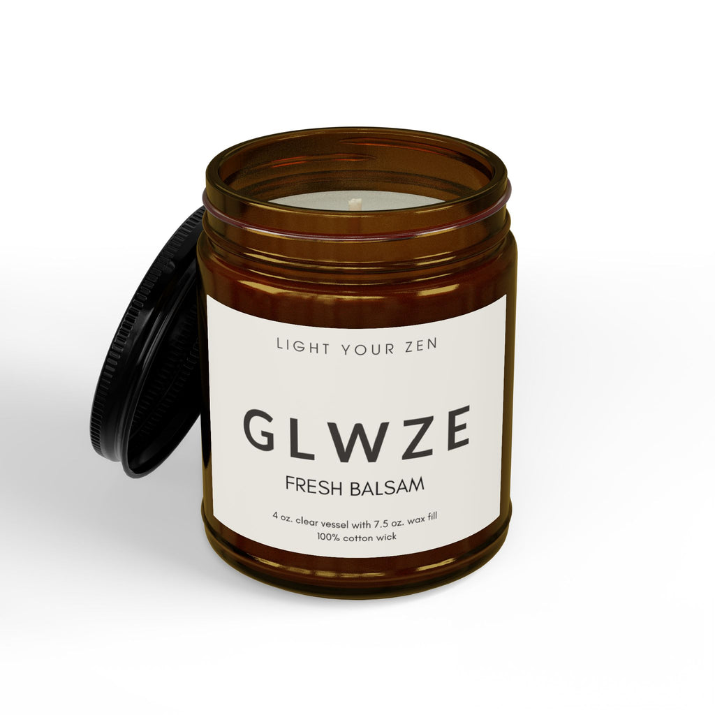 Soy Candle - GLWZE Fresh Balsam Scent 4oz