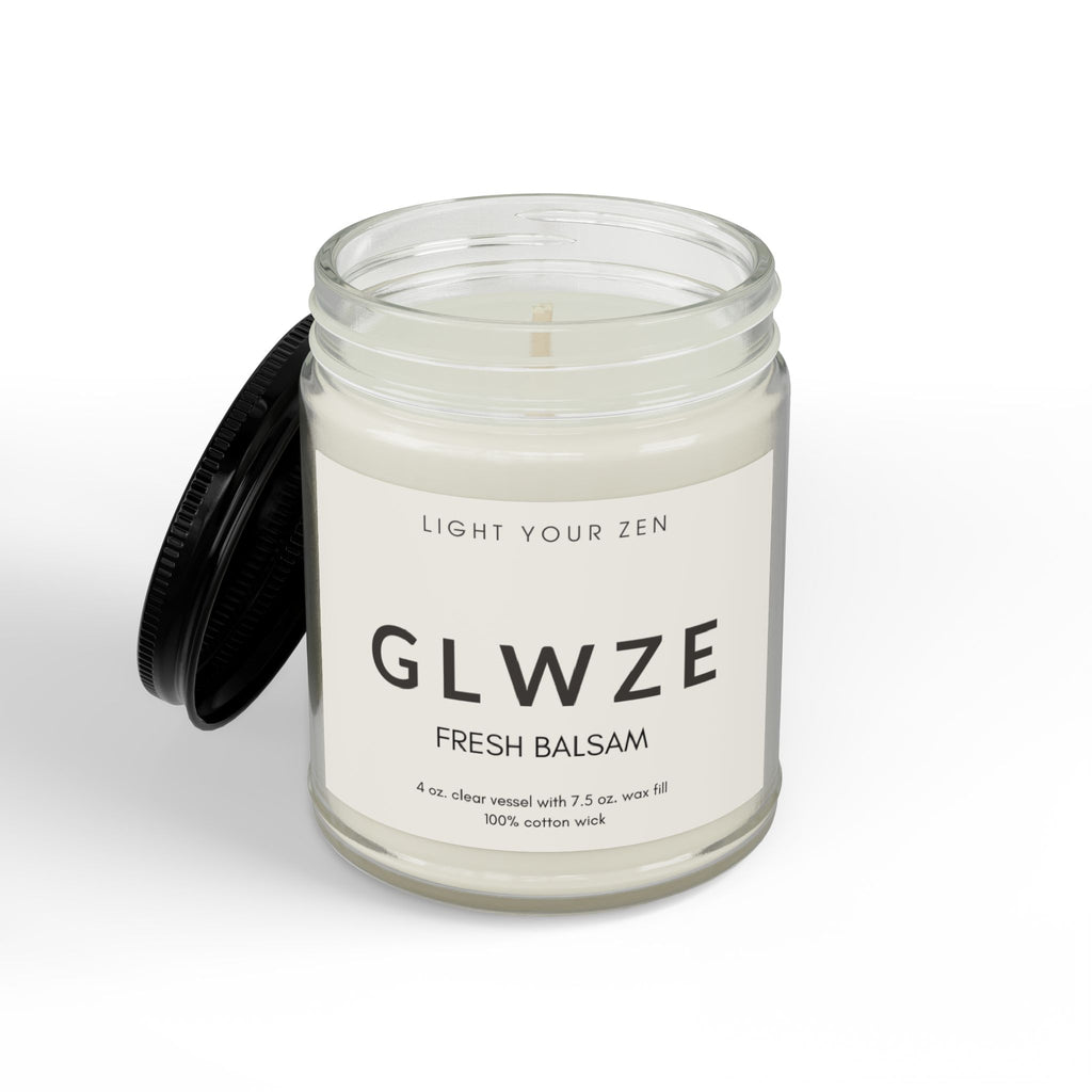 Soy Candle - GLWZE Fresh Balsam Scent 4oz
