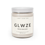 Soy Candle - GLWZE Fresh Balsam Scent 9oz