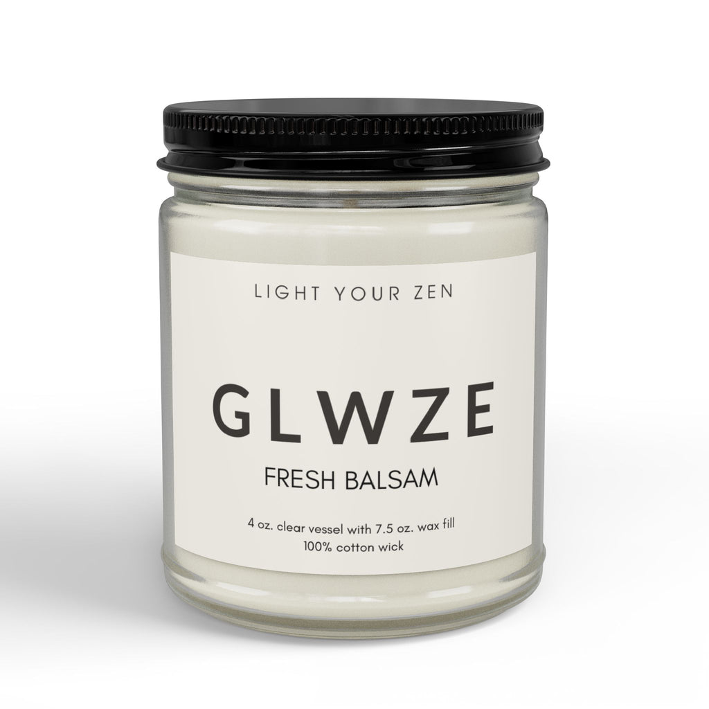 Soy Candle - GLWZE Fresh Balsam Scent 4oz
