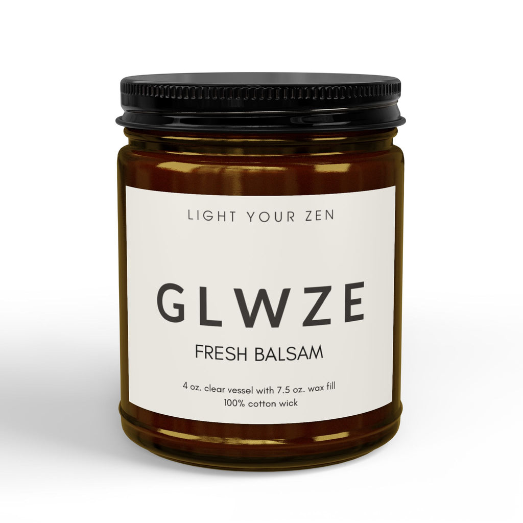 Soy Candle - GLWZE Fresh Balsam Scent 4oz