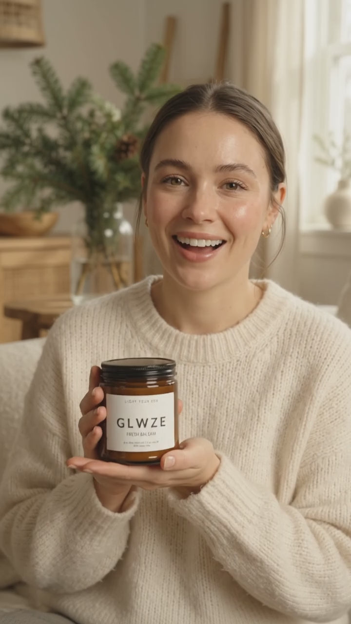 Soy Candle - GLWZE Fresh Balsam Scent 4oz