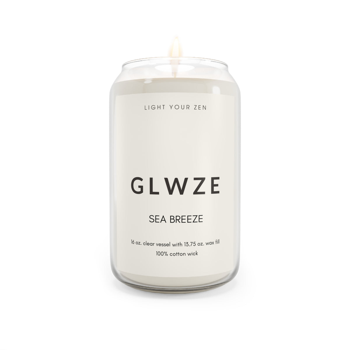 Sea Breeze Scented Soy Candle — 13.75 oz Jar
