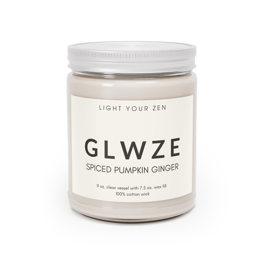 spiced pumpkin ginger candle jar